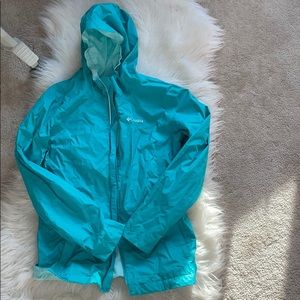Kids Columbia windbreaker rain coat - large